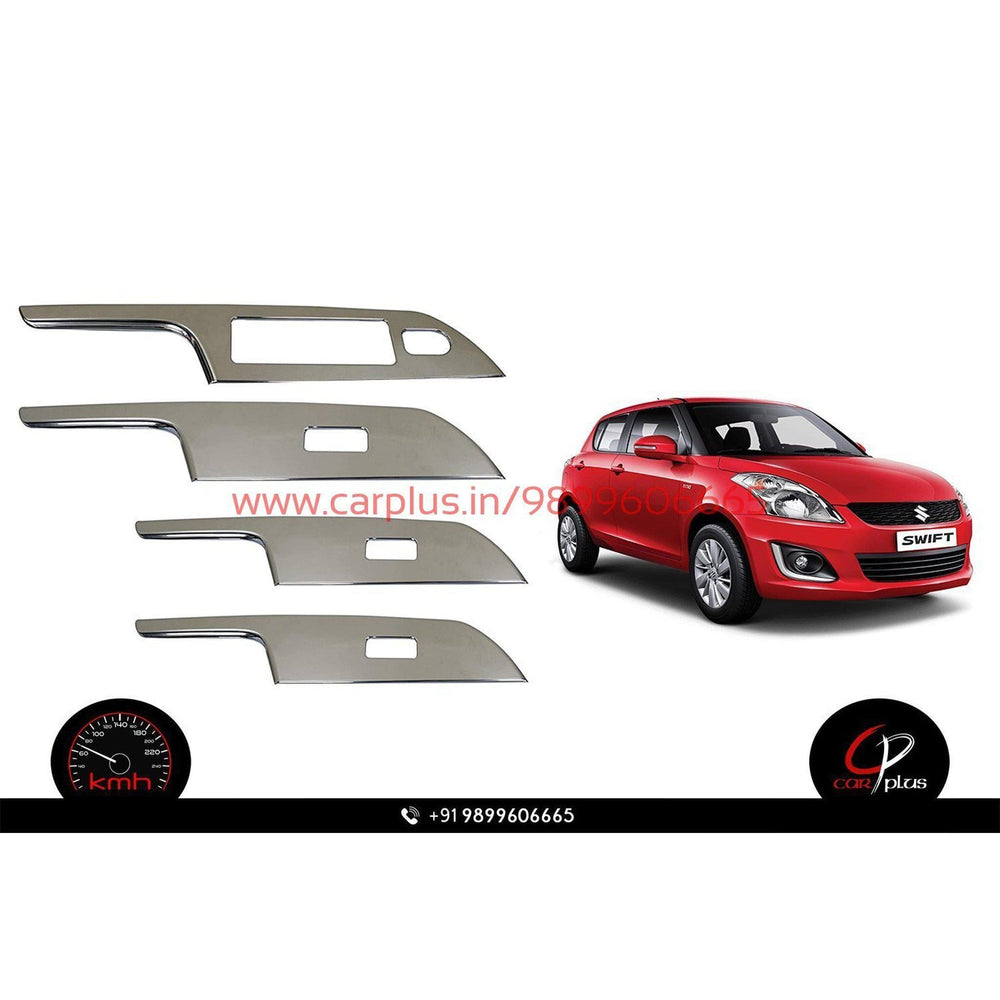 KMH Power Window Chrome for Maruti Suzuki Swift (Set of 4 Pcs) CN LEAGUE INTERIOR.