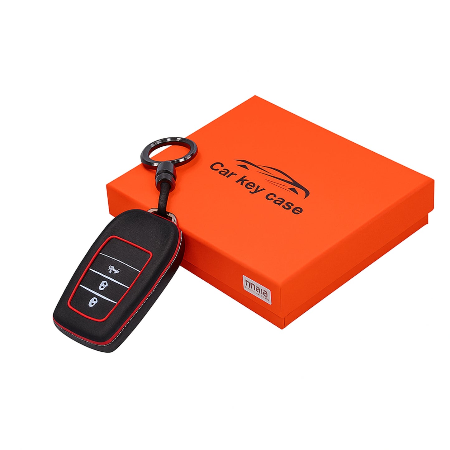 
                  
                    KMH Premium ABS Key Cover for Toyota (D3)-Black With Red(Border-Gun Brown)-KEY COVER-KMH-CARPLUS
                  
                