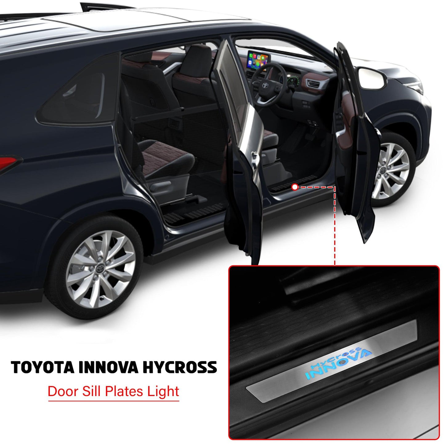 
                  
                    KMH Premium Door Sill Plates Light For Toyota Hycross-DOOR SILL PLATES(LIGHT)-KMH-CARPLUS
                  
                