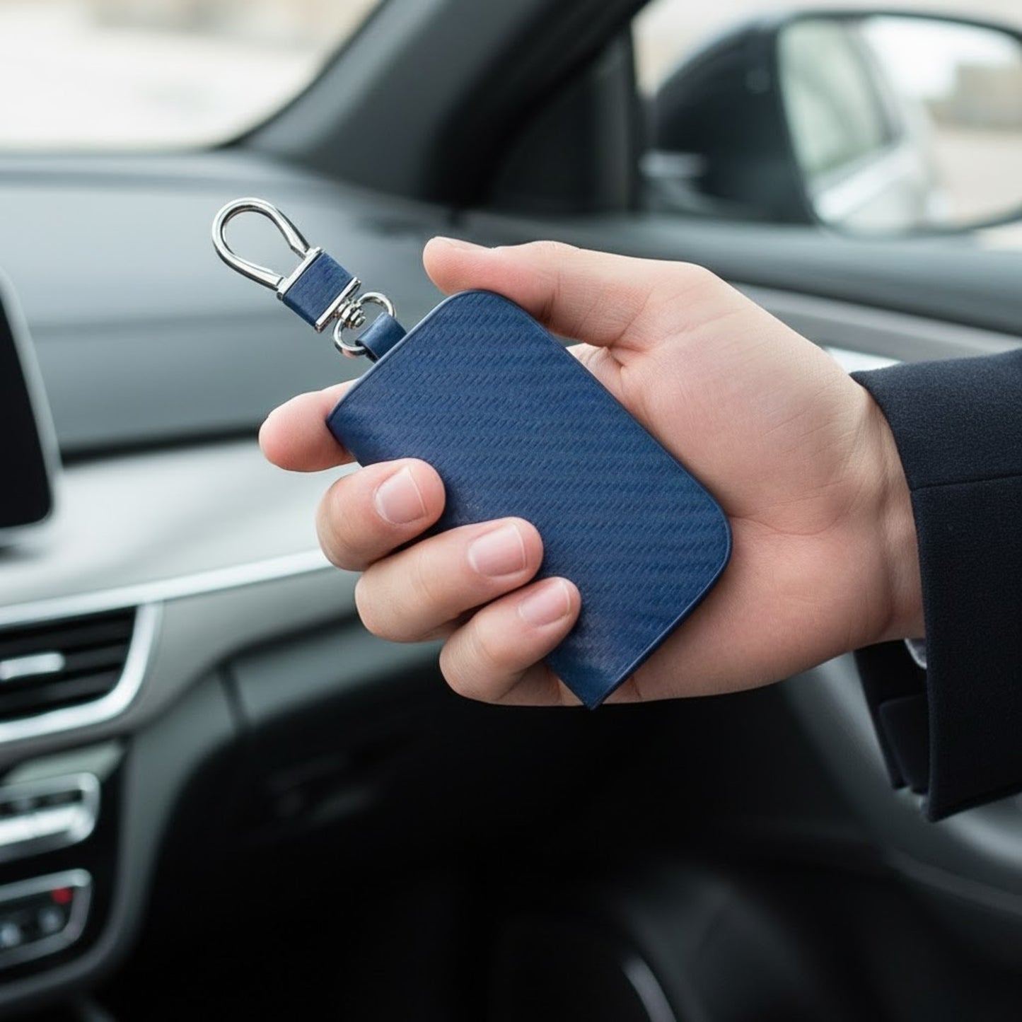 
                  
                    KMH Premium Key Wallet(Carbon Blue)-KEY COVER-KMH-CARPLUS
                  
                