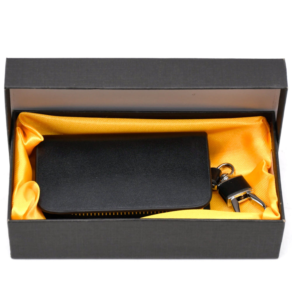 KMH Premium Key Wallet(Nappa Black)-CARPLUS-CARPLUS