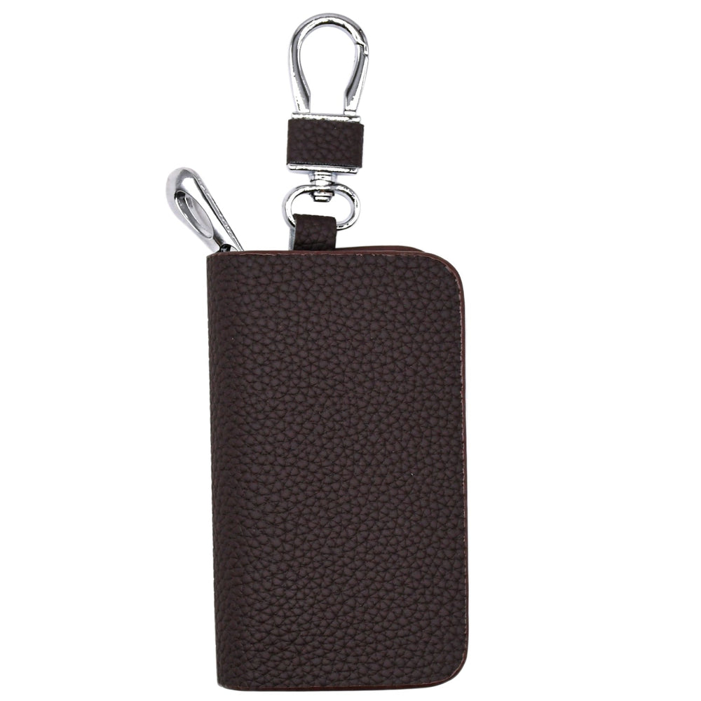 KMH Premium Key Wallet(Leather Coffee)-CARPLUS-CARPLUS