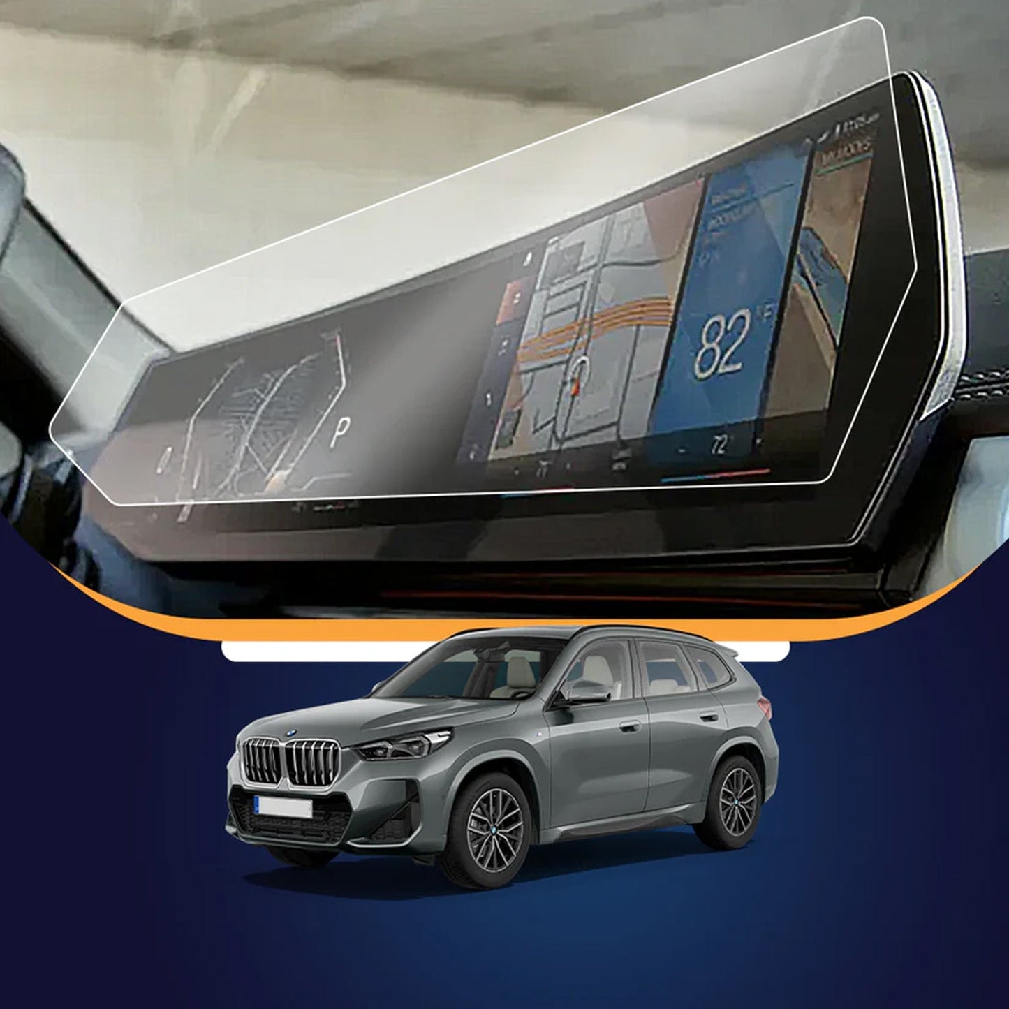 
                  
                    KMH Premium Screen Protector for BMW X1 2023 FL 2023 (Infotainment + Cluster)-SCREEEN PROTECTOR-KMH-SCREEN PROTECTOR-CARPLUS
                  
                