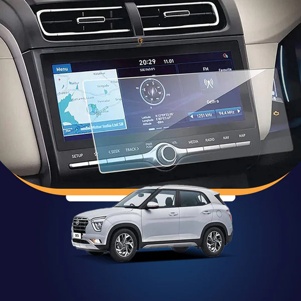 KMH Premium Screen Protector for Hyundai Creta 2020 (10.25 Inch)-SCREEN PROTECTOR-KMH-SCREEN PROTECTOR-CARPLUS
