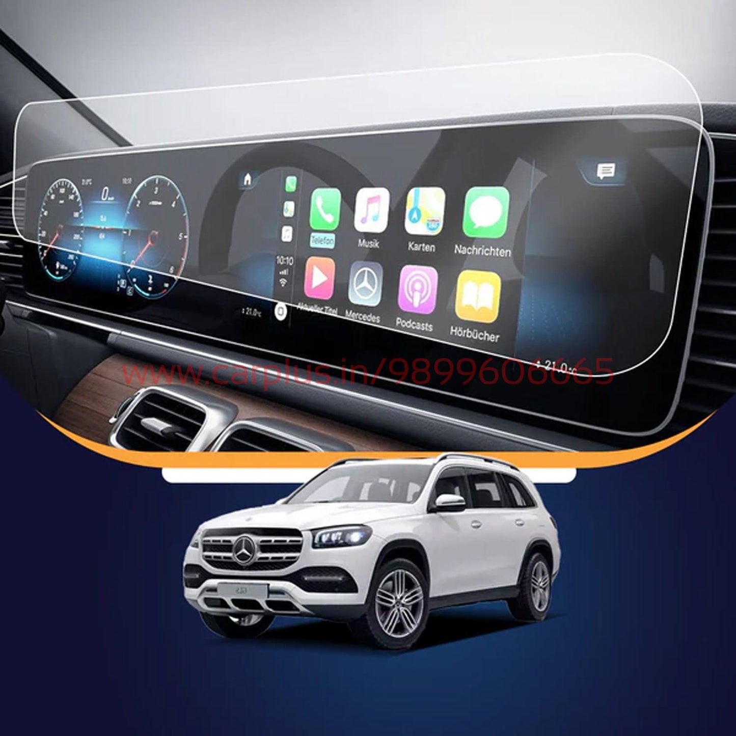 
                  
                    KMH Premium Screen Protector for Mercedes GLS 400d (Info + Instrumental Cluster)-SCREEEN PROTECTOR-KMH-SCREEN PROTECTOR-CARPLUS
                  
                