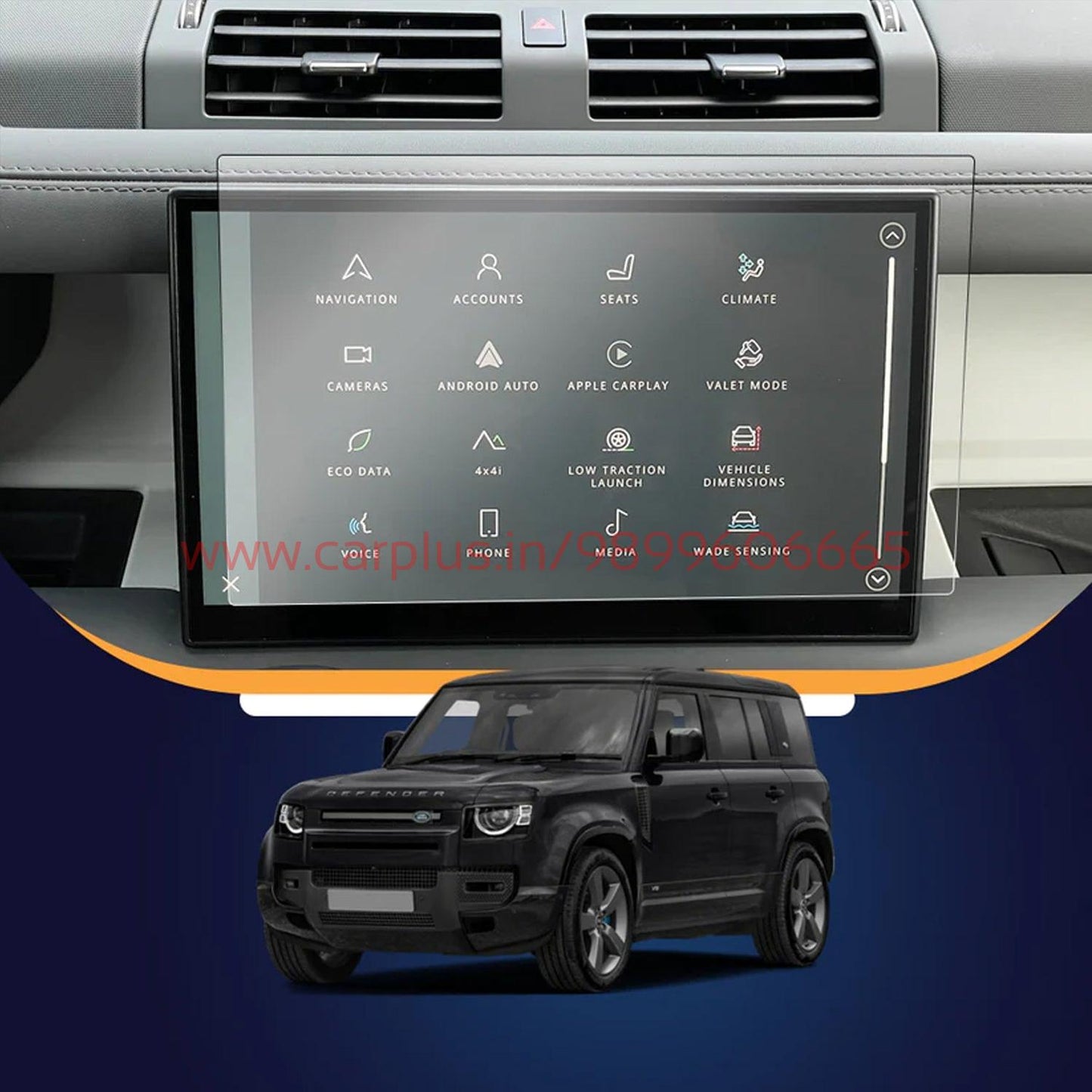 
                  
                    KMH Premium Screen Protector for Range Rover Defender 2022-SCREEEN PROTECTOR-KMH-SCREEN PROTECTOR-CARPLUS
                  
                