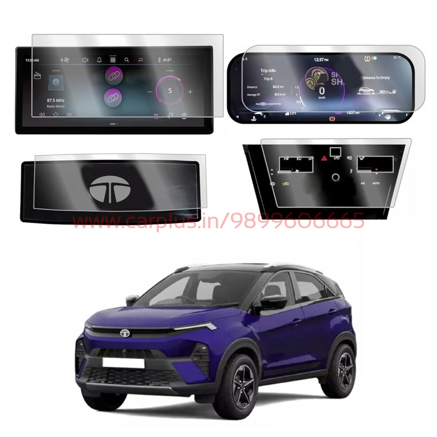 
                  
                    KMH Premium Screen Protector for Tata Nexon 2023 Info(Round Edges)+Cluster+Steering+AC Panel 10.24 Inch-SCREEEN PROTECTOR-KMH-SCREEN PROTECTOR-CARPLUS
                  
                