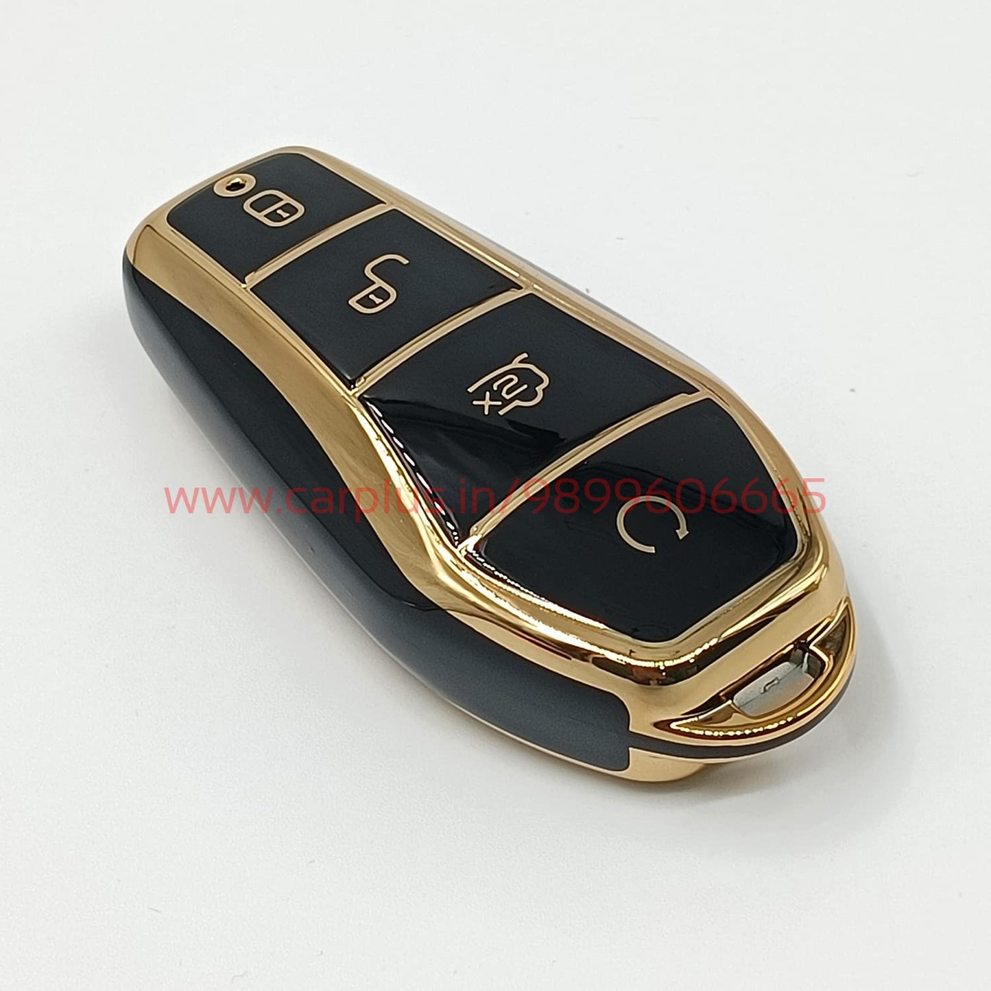 
                  
                    KMH - Premium TPU Gold Car Key Cover Compatible for BYD Atto-3-TPU GOLD KEY COVER-KMH-TPU KEY COVER-Black-CARPLUS
                  
                