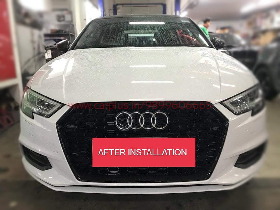 KMH RS Front Grill For Audi A3-8.5V (2017-2020)-AUDI GRILLS-RETRO SOLUTIONS-CARPLUS