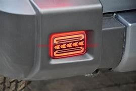 KMH Rear Bumper Reflector for Mahindra Thar (2nd GEN, 2 Function) D-REAR REFLECTOR-KMH-CARPLUS