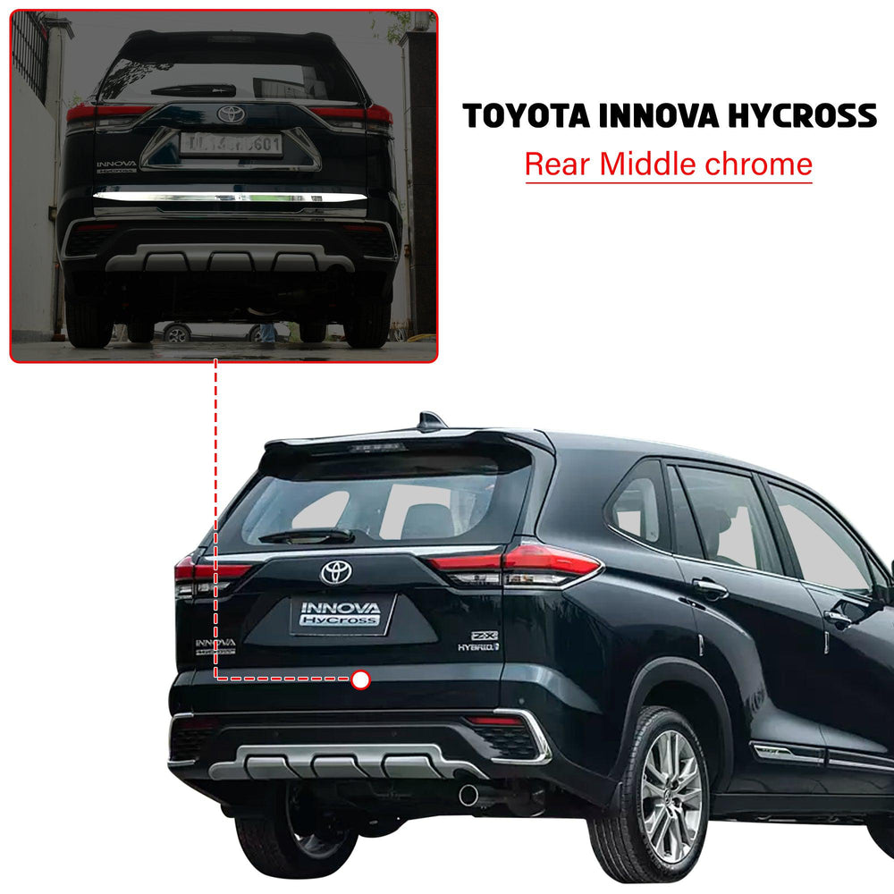 
                  
                    KMH Rear Patti(Middle) Chrome for Toyota Hycross-EXTERIOR-KMH-CARPLUS
                  
                