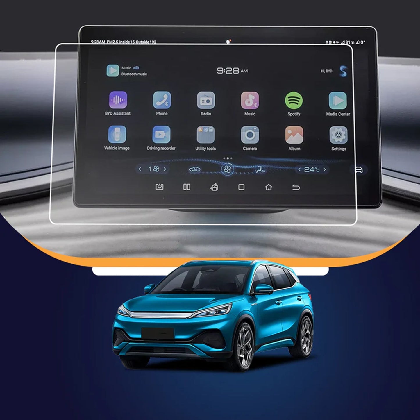 
                  
                    KMH Screen Protector for BYD ATTO 3 (Infotainment + Cluster)-SCREEEN PROTECTOR-KMH-SCREEN PROTECTOR-CARPLUS
                  
                