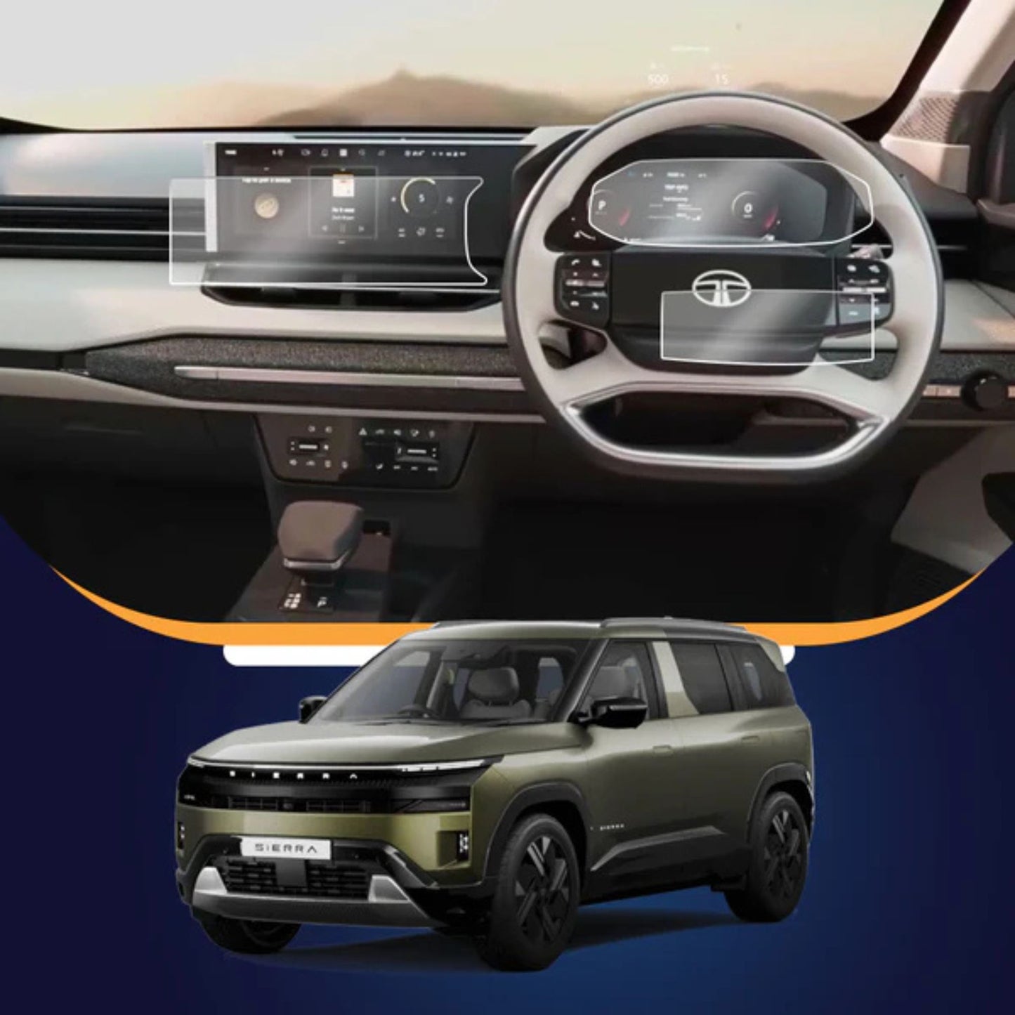 
                  
                    KMH Premium Screen Protector for Tata Sierra Mid Model (info + Steering + Cluster)-SCREEN PROTECTOR-KMH-CARPLUS
                  
                
