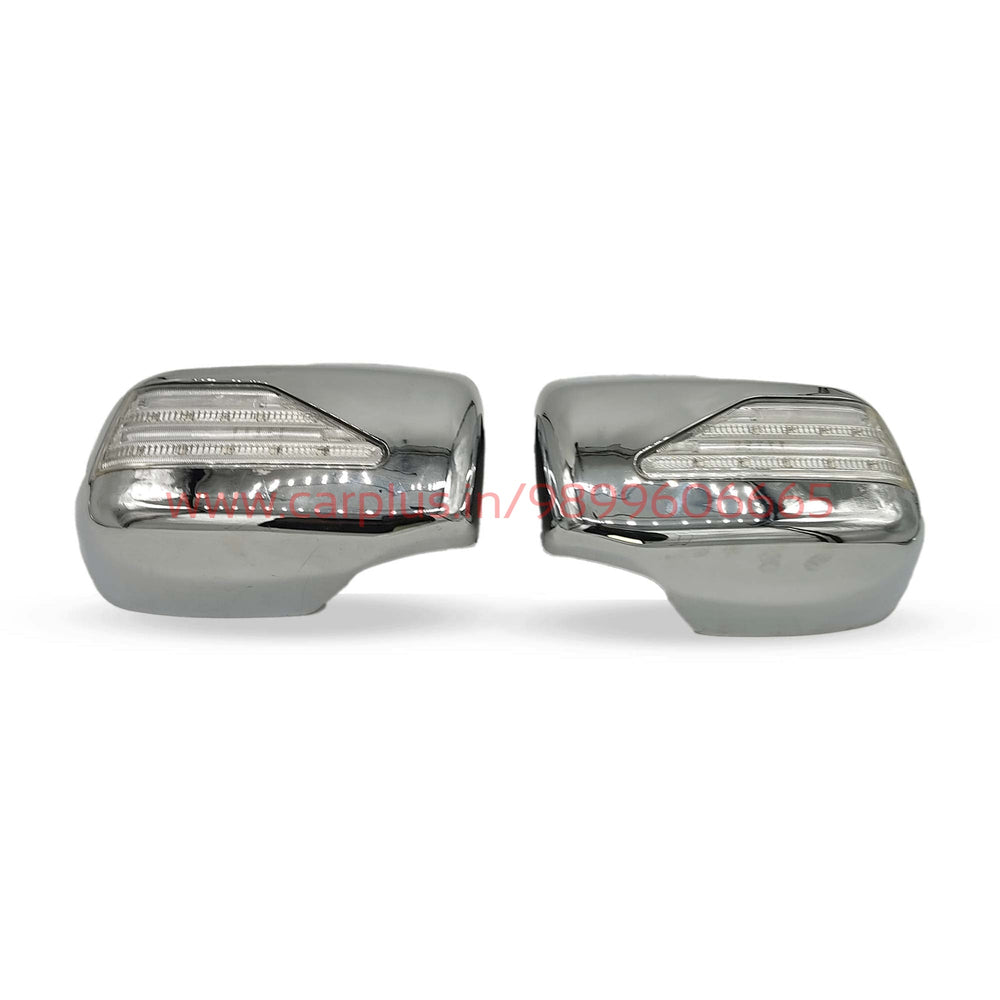 KMH Side Mirror Cover with Indicator Matrix for Toyota Fortuner/Crysta-EXTERIOR-CN LEAGUE-CARPLUS