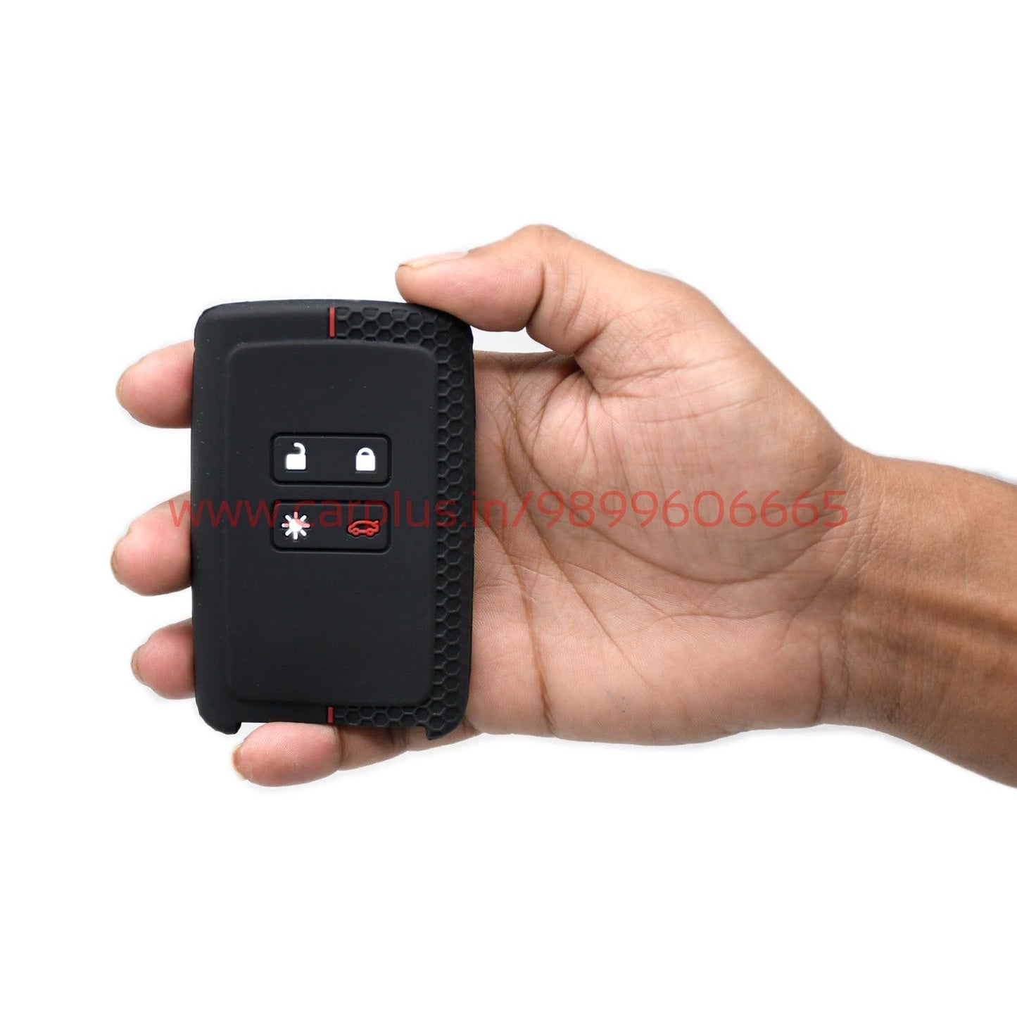 
                  
                    KMH Silicone Cover KC-46 for Renault Triber (Smart Card)-SILICONE KEY COVER-KEY CARE-Black-CARPLUS
                  
                