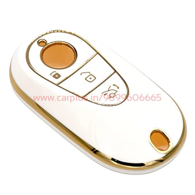 
                  
                    KMH - Soft TPU Gold Pattern Styling Car Remote Key Cover Case Compatible for New Mercedes Benz S Class | E Class Key Cover-TPU GOLD KEY COVER-KMH-TPU KEY COVER-Black-CARPLUS
                  
                