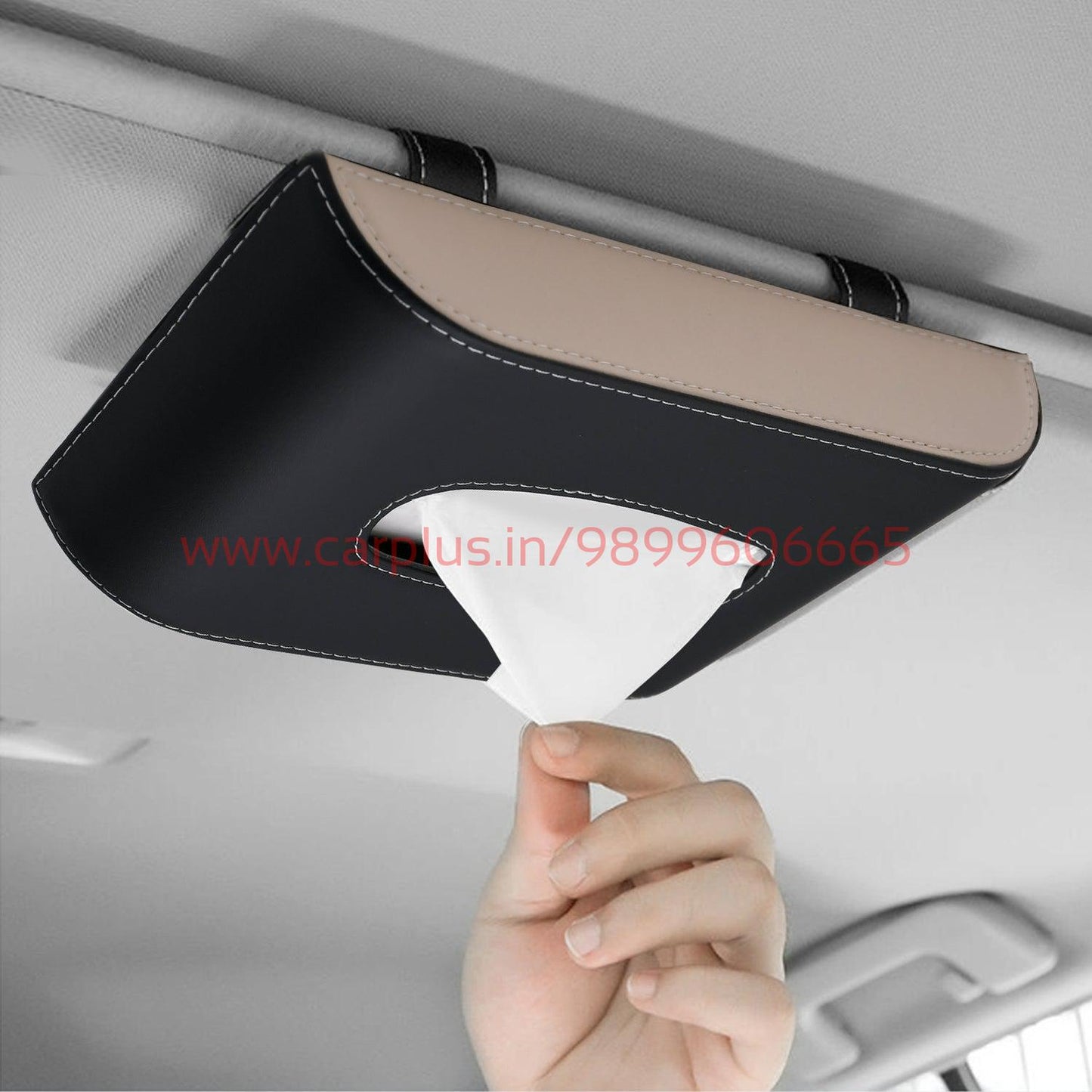 
                  
                    KMH Sunshade Tissue Box For Cars(Black & Beige)-TISSUE BOX-KMH-CARPLUS
                  
                