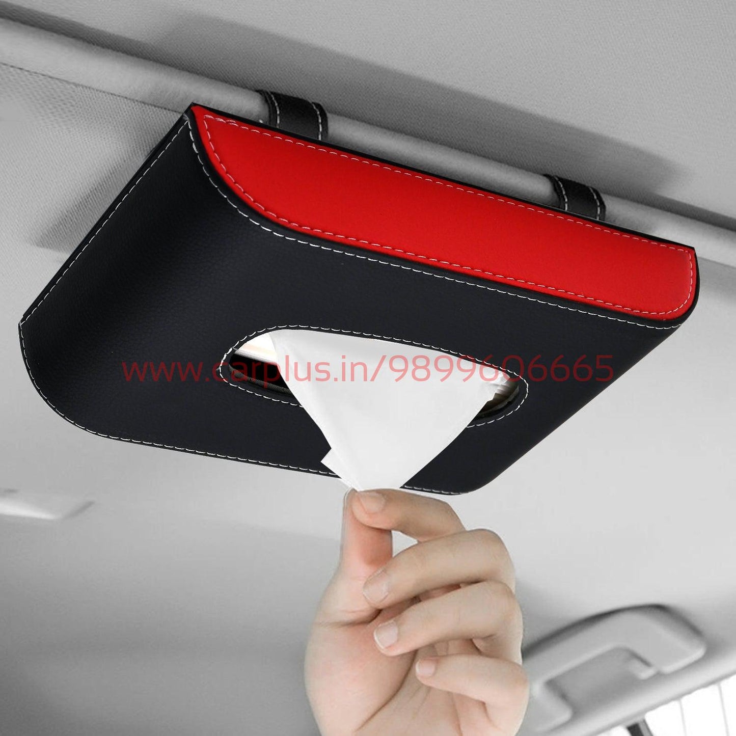 
                  
                    KMH Sunshade Tissue Box For Cars(Black & Red)-TISSUE BOX-KMH-CARPLUS
                  
                