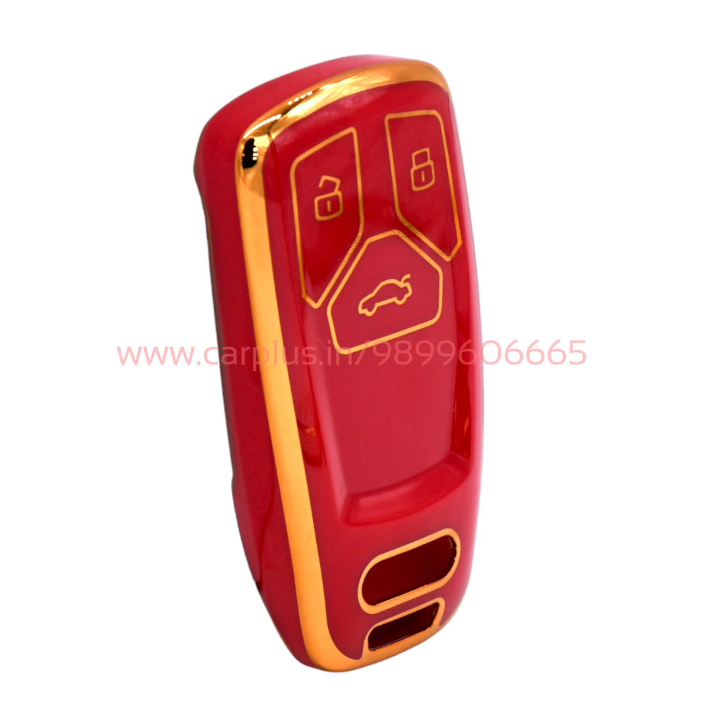 
                  
                    KMH TPU Gold Car Key Cover Compatible with Audi A4 TT TTS Q7 2016 2017 Key cover-TPU GOLD KEY COVER-KMH-KEY COVER-Red-CARPLUS
                  
                