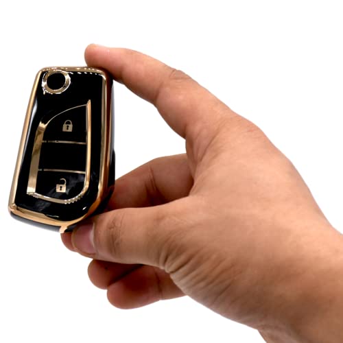 
                  
                    KMH - TPU Gold Car Key Cover Compatible with Toyota Corolla Altis Innova Crysta 2 Button Smart Key-TPU GOLD KEY COVER-KMH-CARPLUS
                  
                