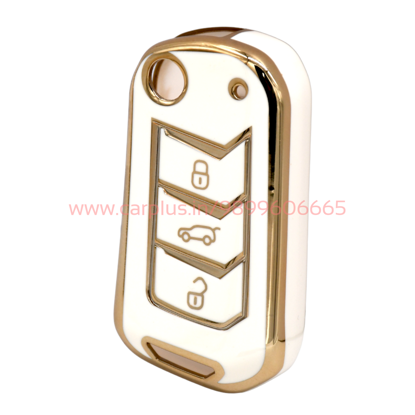 
                  
                    KMH - TPU Gold Car Key Cover Compatible with with Mahindra New Scorpio 2022, XUV 700, Thar 2020, Tuv-300, Marazzo, Scorpio 2019, Bolero 2020 3 Push Button Smart Key-TPU GOLD KEY COVER-KMH-TPU KEY COVER-Black-CARPLUS
                  
                