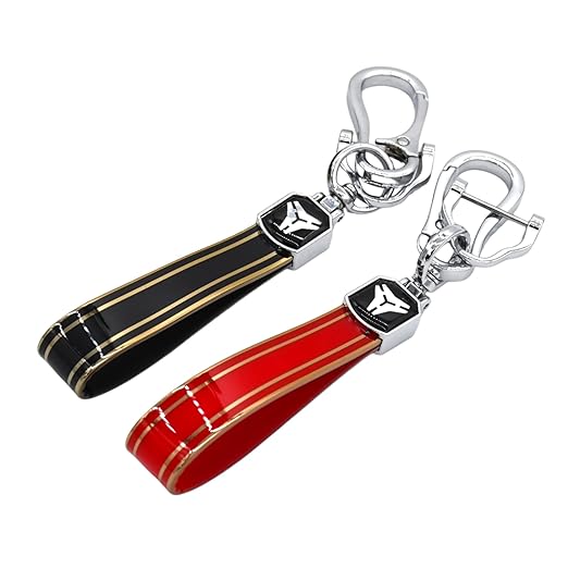 
                  
                    KMH - TPU Gold Car Keychain Universal Key Fob Key Chain Holder for Women and Men (Pack of 2, Black-Red)-KEY CHAIN-KMH-CARPLUS
                  
                