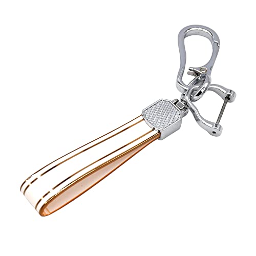 
                  
                    KMH - TPU Gold Car Keychain Universal Key Fob Key Chain Holder for Women and Men (Pack of 2, White)-key cha-KMH-CARPLUS
                  
                