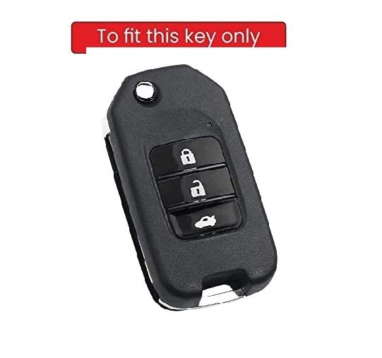 
                  
                    KMH-TPU Gold Key Cover Compatible for Honda City, WR-V, Jazz 3 Button Smart Key Cover (Pack of 2,Black)-TPU GOLD KEY COVER-KMH-CARPLUS
                  
                