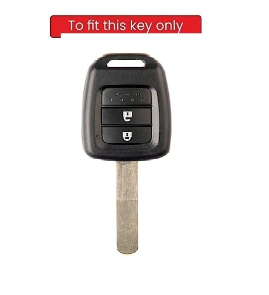 
                  
                    KMH-TPU Gold Key Cover Compatible for Honda Jazz (2014 Onwards), Honda City WRV BRV 2 Button Smart Key (Pack of 2,Black)-TPU GOLD KEY COVER-KMH-CARPLUS
                  
                