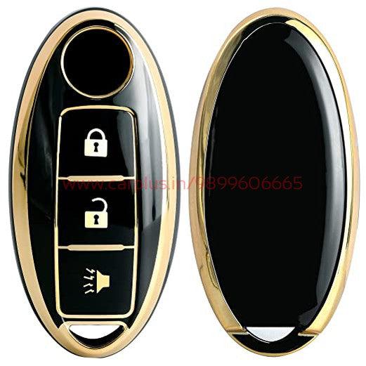 
                  
                    KMH-TPU Gold Key Cover Compatible for Nissan Micra, Sunny, Scala, Pulse, Teana 3 Button Smart Key Black-TPU GOLD KEY COVER-KMH-KEY COVER-CARPLUS
                  
                