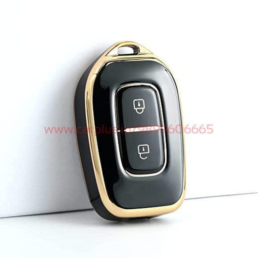 
                  
                    KMH-TPU Gold Key Cover Compatible for Renault Kiger, Kwid, Duster 2016, Triber 2 Button Remote Key Black-TPU GOLD KEY COVER-KMH-KEY COVER-CARPLUS
                  
                