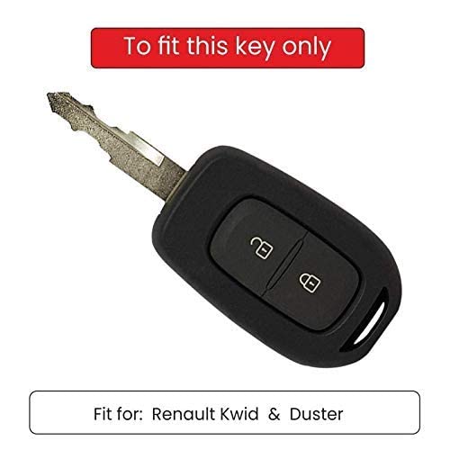 
                  
                    KMH-TPU Gold Key Cover Compatible for Renault Kiger, Kwid, Duster 2016, Triber 2 Button Remote Key(Pack of 2,Black)-TPU GOLD KEY COVER-KMH-CARPLUS
                  
                