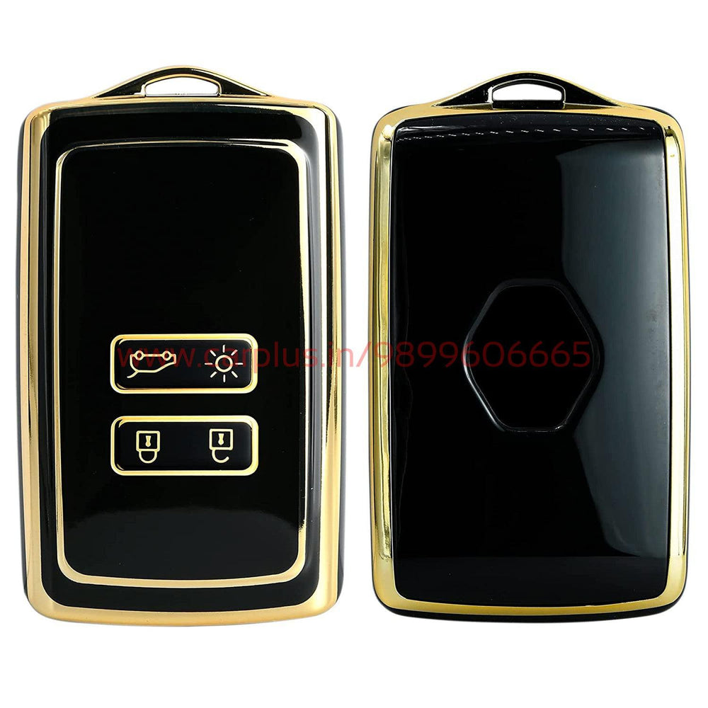 
                  
                    KMH-TPU Gold Key Cover Compatible for Renault Triber | Kiger Smart Key Black-TPU GOLD KEY COVER-KMH-KEY COVER-CARPLUS
                  
                