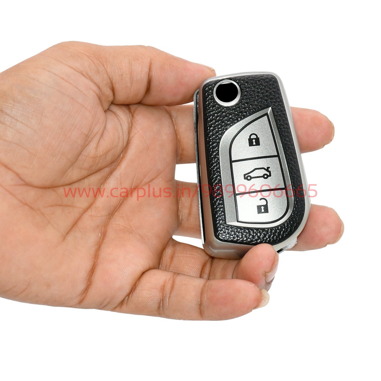 
                  
                    KMH TPU LKC for Toyota(TYT-C09H)-Silver-TPU LEATHER KEY COVER-KMH-CARPLUS
                  
                