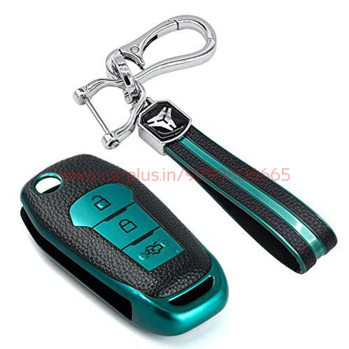 
                  
                    KMH TPU Leather Key Cover for Ford (FORD-F09H-L03)-TPU LEATHER KEY COVER-KMH-TPU KEY COVER-Green with Keychain-CARPLUS
                  
                