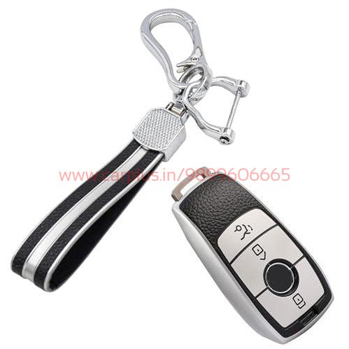 
                  
                    KMH TPU Leather Key Cover for Mercedes Benz (B09H-L03)-TPU LEATHER KEY COVER-KMH-TPU KEY COVER-Silver with Keychain-CARPLUS
                  
                