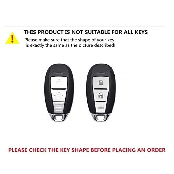 
                  
                    KMH - TPU Leather Pattern Key Cover Compatible for Maruti Suzuki Ignis, SCross, Baleno, Ciaz, Vitara Brezza, Swift Smart Key (Pack of 2,Silver)-TPU LEATHER KEY COVER-KMH-CARPLUS
                  
                
