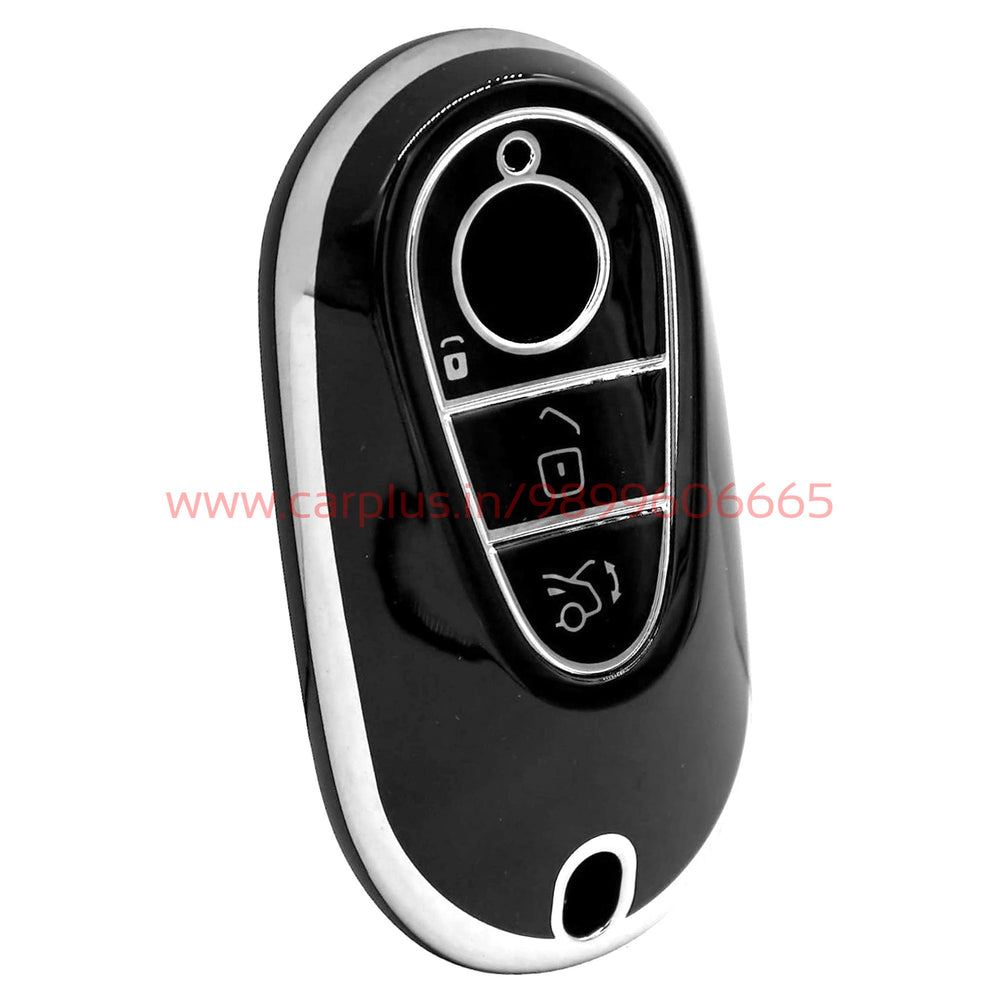 
                  
                    KMH - TPU Silver Car Key Cover Compatible for New Mercedes Benz S Class | E Class Smart Key Cover-TPU SILVER KEY COVER-KMH-KEY COVER-White-CARPLUS
                  
                