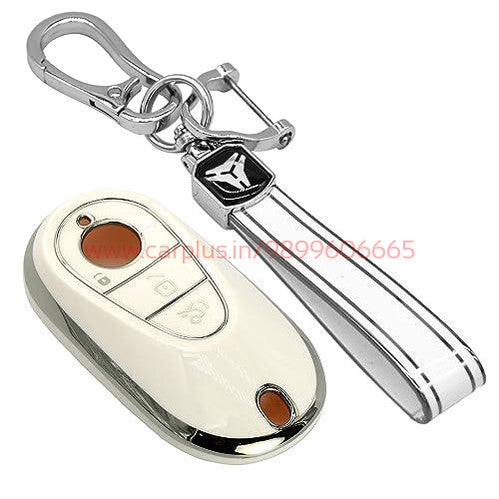 KMH - TPU Silver Car Key Cover Compatible for New Mercedes Benz S Clas –  CARPLUS