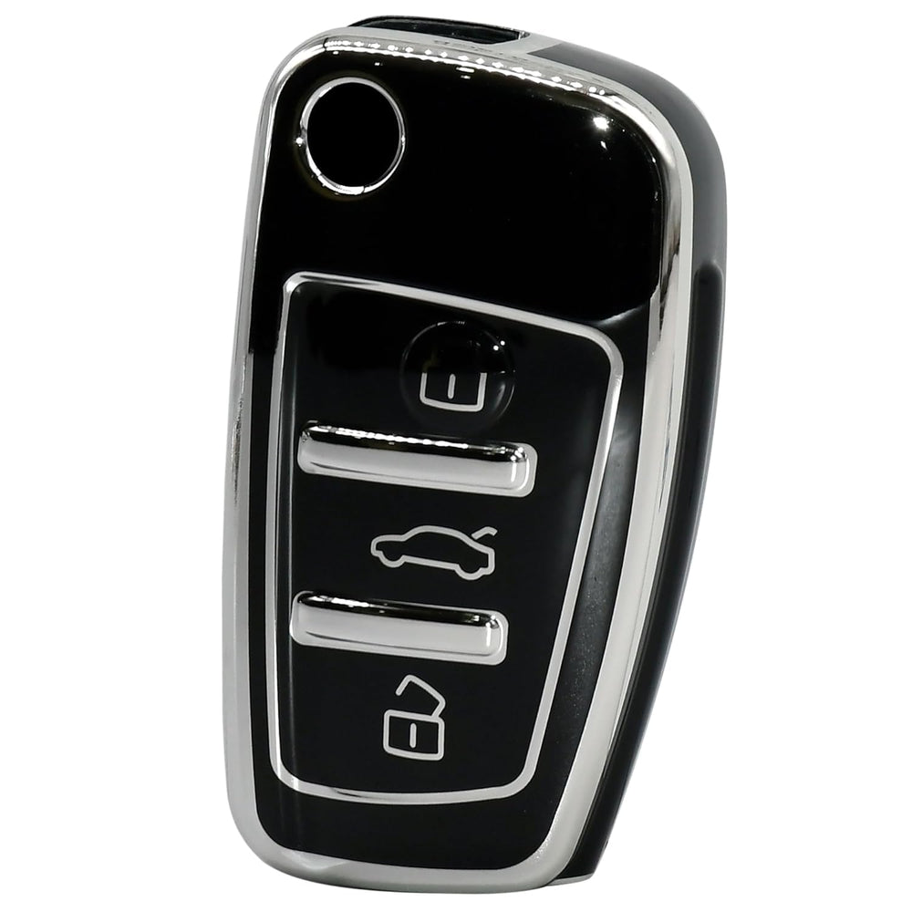 
                  
                    KMH TPU Silver Car Key Cover Compatible with Audi A1 A3 A6 Q2 Q3 Q7 TT TTS R8 S3 S6 RS3 Smart Key Cover-TPU SILVER KEY COVER-KMH-CARPLUS
                  
                