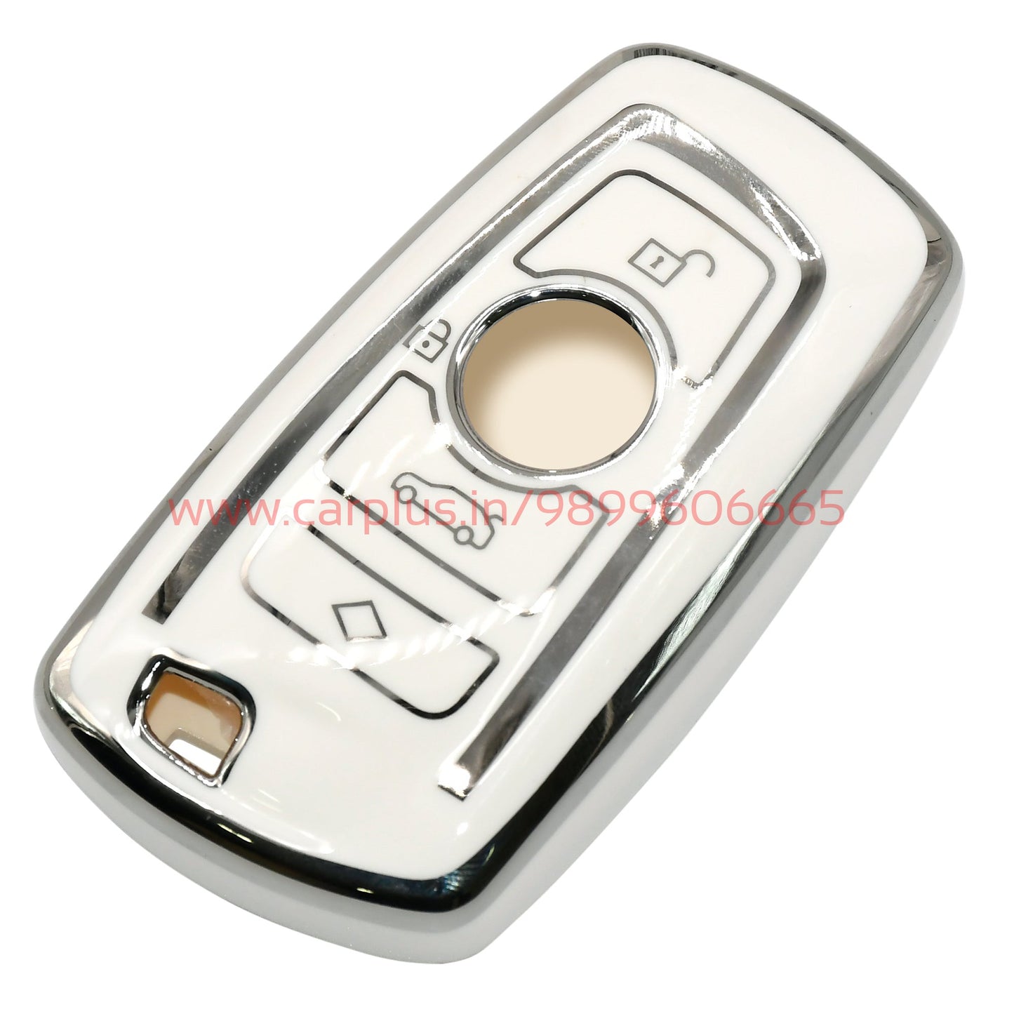 
                  
                    KMH - TPU Silver Car Key Cover Compatible with BMW Push Button Smart Key-TPU SILVER KEY COVER-KMH-KEY COVER-Black-CARPLUS
                  
                