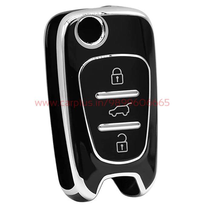 
                  
                    KMH - TPU Silver Car Key Cover Compatible with Hyundai i10, i20 (Old) 3 Push Button Smart Key-TPU SILVER KEY COVER-KMH-KEY COVER-BLACK-CARPLUS
                  
                