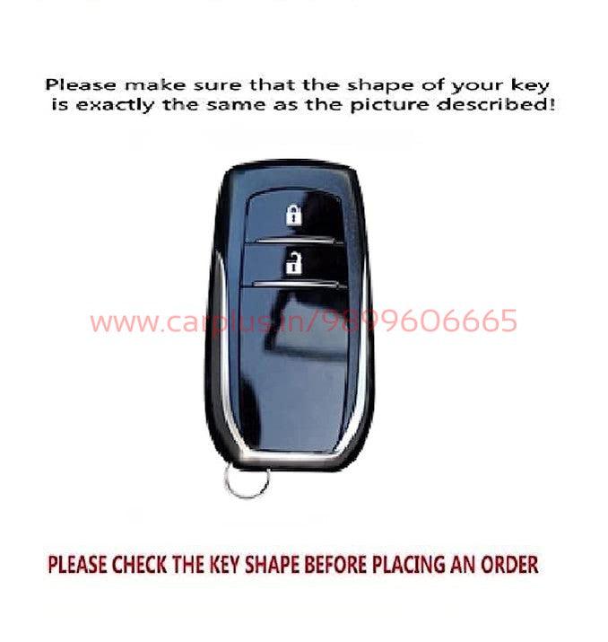 
                  
                    KMH - TPU Silver Car Key Cover Compatible with Toyota Innova Crysta 2 Button Smart Key Cover-TPU SILVER KEY COVER-KMH-KEY COVER-BLACK-CARPLUS
                  
                