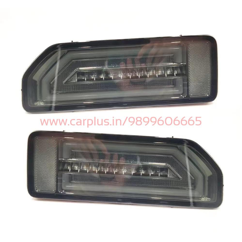 
                  
                    KMH Tail Lamps for Maruti Suzuki Jimny (G Wagon Style)-AFTERMARKET TAIL LIGHT-KMH-SMOKE-CARPLUS
                  
                