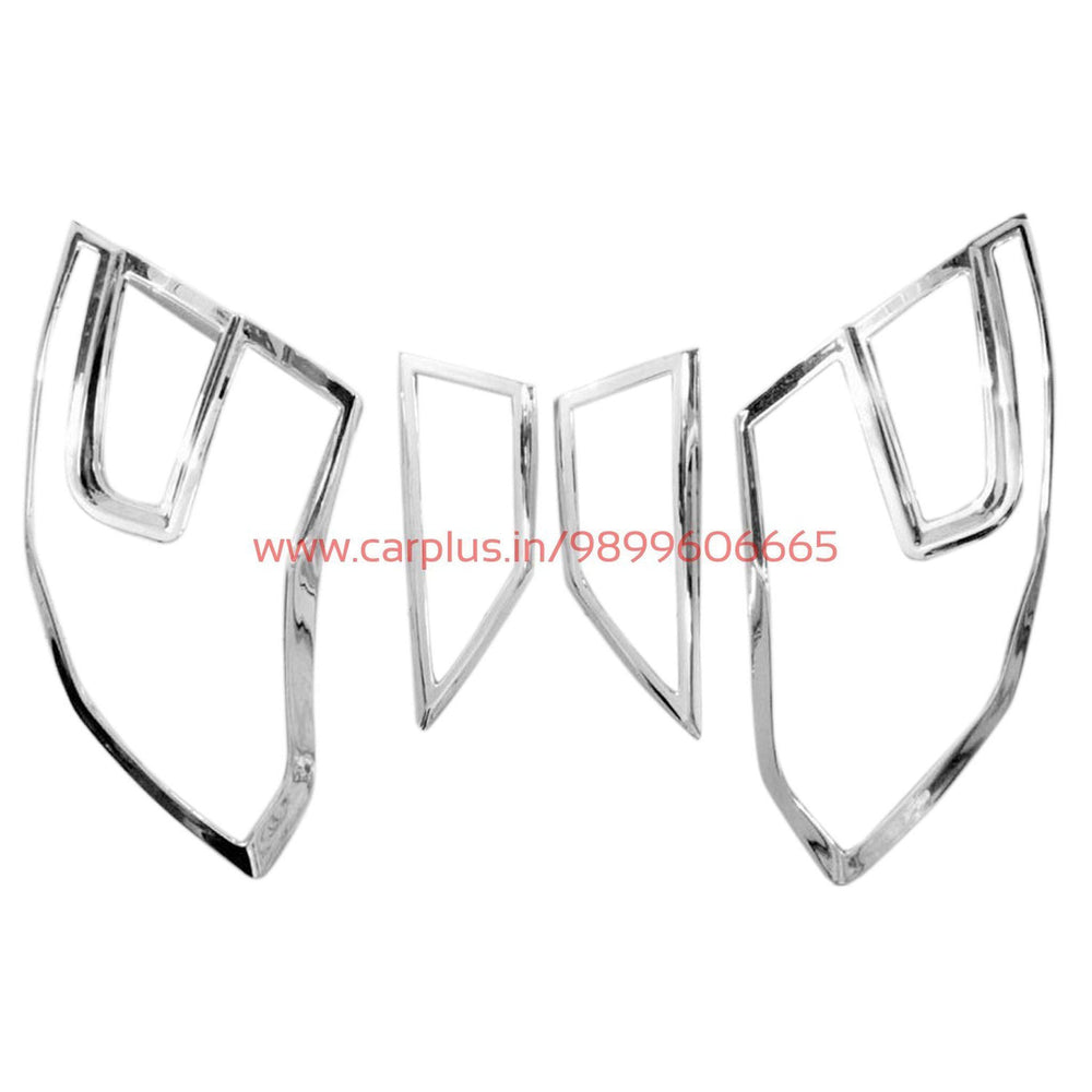 KMH Tail Light Chrome for Honda Amaze (2nd GEN, Set of 4Pcs) CN LEAGUE EXTERIOR.