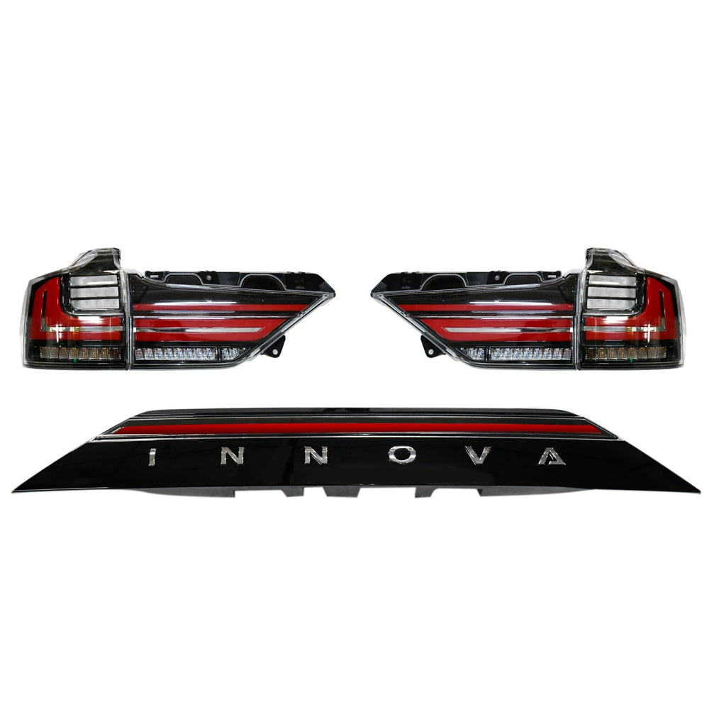 Stylein Tail Lamp With Garnish for Toyota Hycross(Set of 5 Pcs)-RED-CARPLUS-CARPLUS