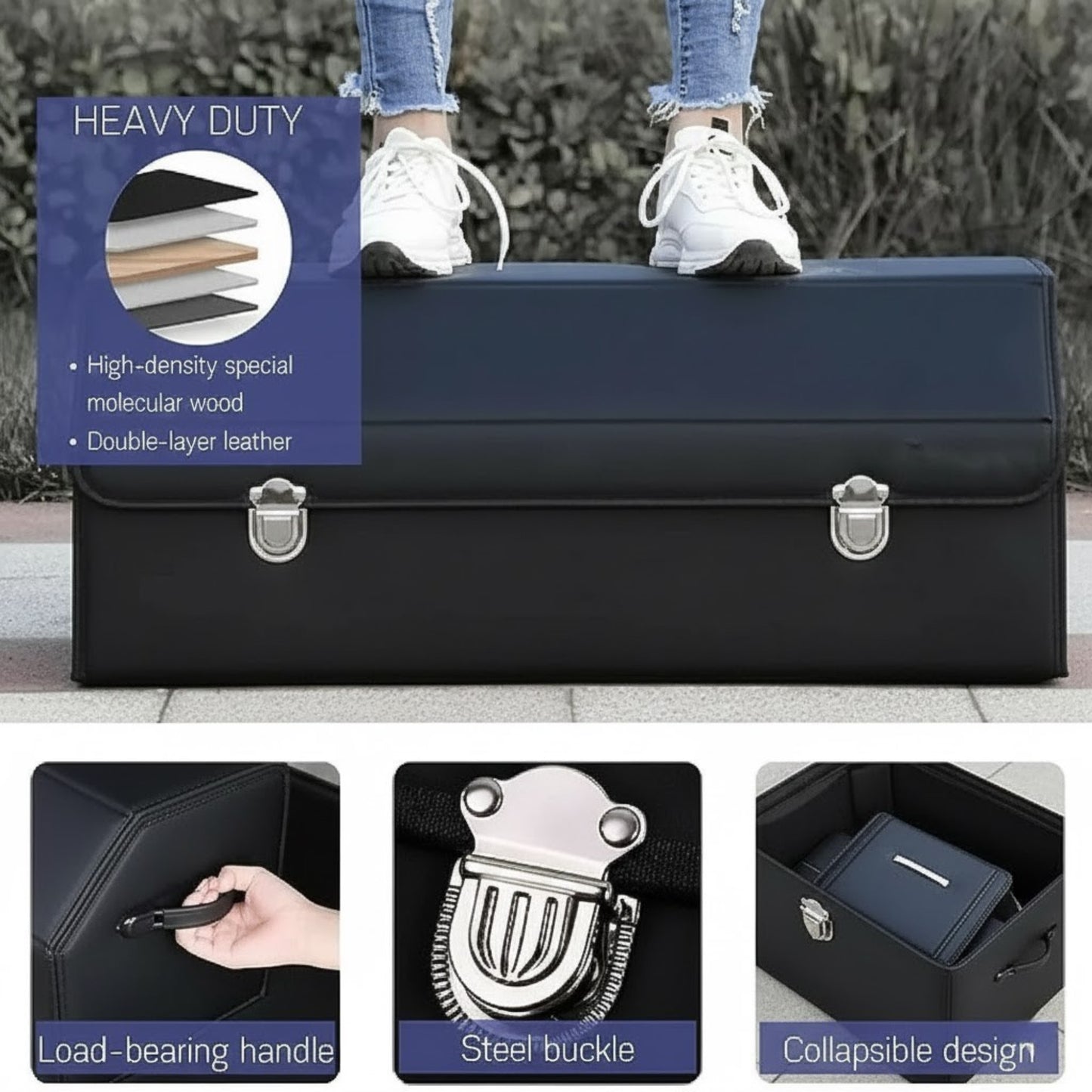 
                  
                    KMH Trunk Organiser Bag for Cars - Large-BAG-KMH-CARPLUS
                  
                