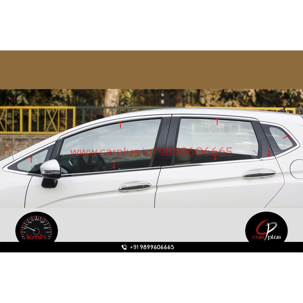 
                  
                    KMH Window Garnish Chrome For Honda Jazz (2015, Set of 16Pcs) CN LEAGUE EXTERIOR.
                  
                