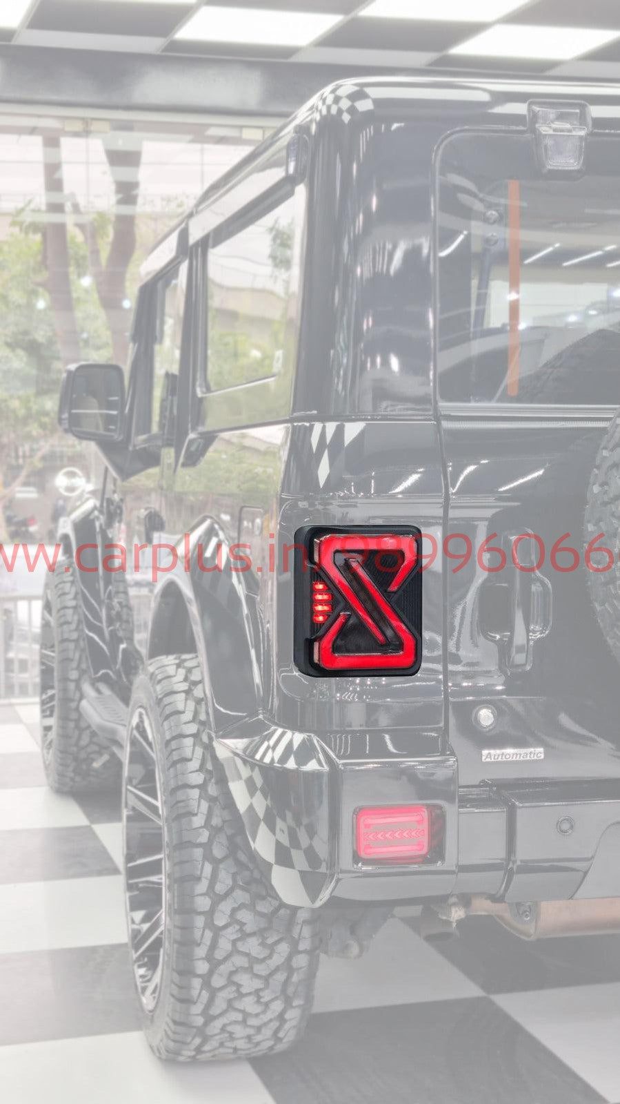
                  
                    KMH Wrangler Design With Cross Scanning Function Tail Lamps for Mahindra Thar-Smoke-AFTERMARKET TAIL LIGHT-KMH-CARPLUS
                  
                