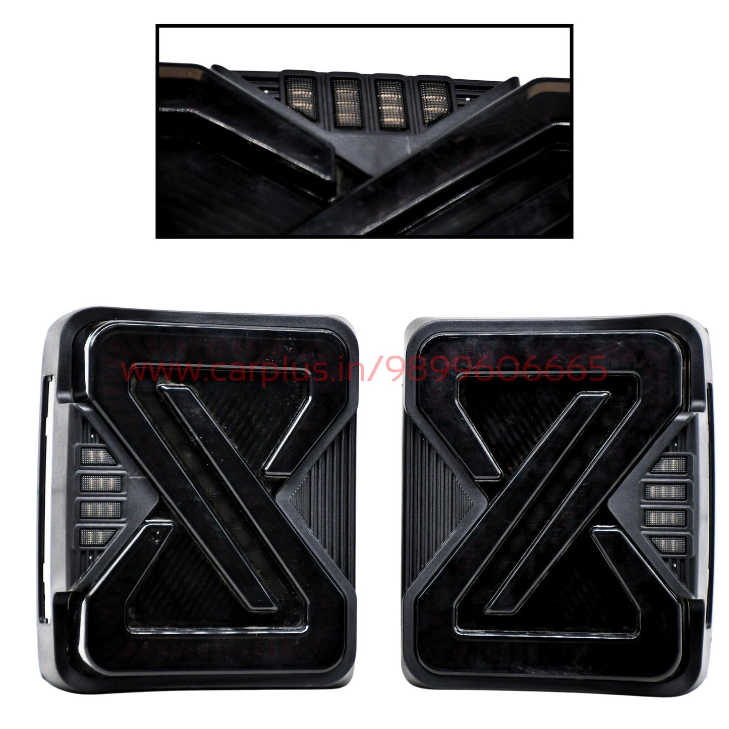 
                  
                    KMH Wrangler Design With Cross Scanning Function Tail Lamps for Mahindra Thar-Smoke-AFTERMARKET TAIL LIGHT-KMH-CARPLUS
                  
                